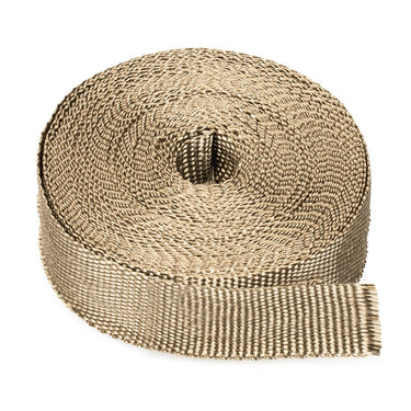 Exhaust cover in titanium, 50 mm x 15 m