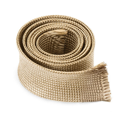 Heat protection sleeve in titanium, ID15mm, 1m