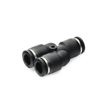 Pneufit Quick Connect Y Fitting 10 mm (1x) to 8 mm (2x)