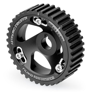 Adjustable timing pulley for Volvo 8v / 16v round teeth