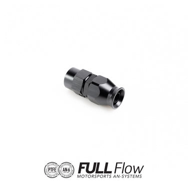 Full flow PTFE hose end straight AN-6