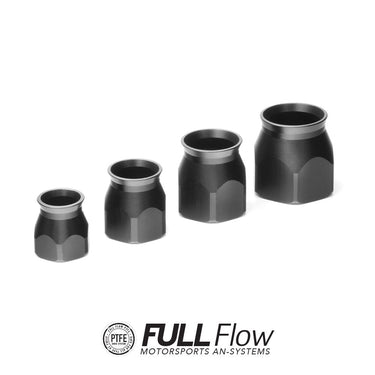 PTFE hose end connection spare sleeve AN-12, black