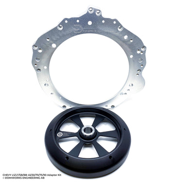 Chevy LS/LT/SB/BB till 8HP 45/50/70/75/90 N57 B57 B58 N63 N73 N74 Adaptersats