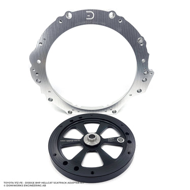 Toyota 1FZ-FE till Dodge 8HP 70/75/90/95 Hellcat Scat Pack Trackhawk Adapter Kit