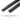 Looped black nylon in tank fuel hose Ø8/10mm 500mm