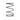 Replacement fuel filter spring, stainless steel