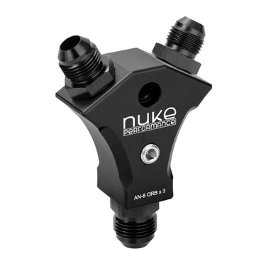 Y-Block Adapter Fitting, AN-8 ORB (3x)