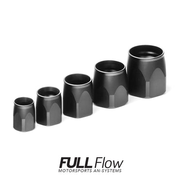 AN Hose end connection Spare sleeve AN-4, Black