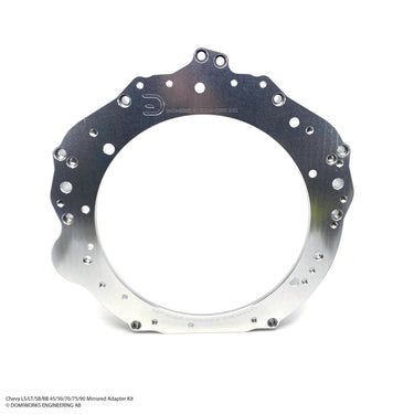 Chevy LS/LT/SB/BB till 8HP 45/50/70/75/90 N57 B57 B58 N63 N73 N74 speglad startadaptersats