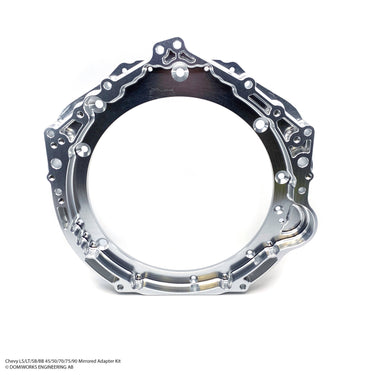 Chevy LS/LT/SB/BB till 8HP 45/50/70/75/90 N57 B57 B58 N63 N73 N74 speglad startadaptersats
