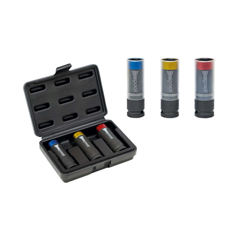 Hylssats - 1/2” (17mm, 19mm, 21mm)